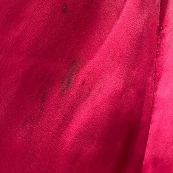 Vintage Winkelmans Wool Coat with Fur Trim Burgundy- Pristine condition! S/M - Picture 10 of 16